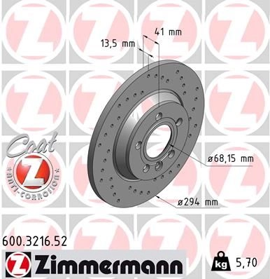 Тормозной диск ZIMMERMANN 907468 600321652 P CCSMB изображение 0