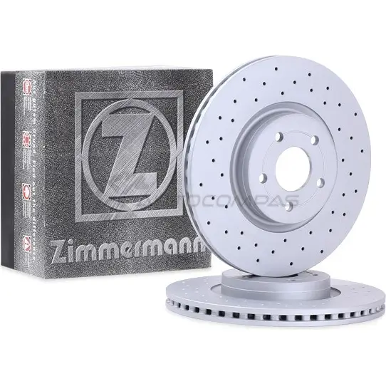 Тормозной диск ZIMMERMANN 250137252 905837 RP DUS5V изображение 1