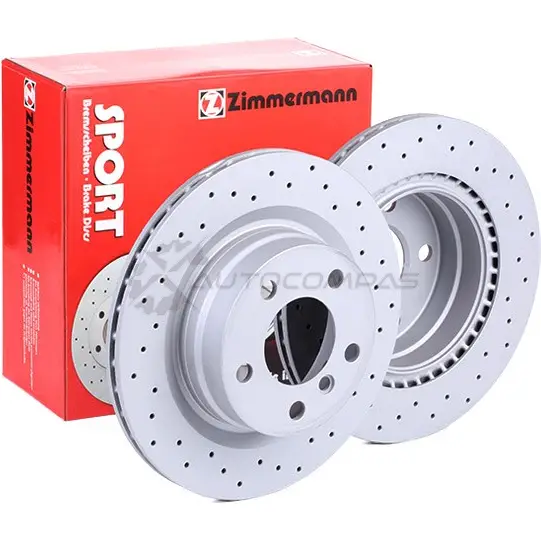 Тормозной диск ZIMMERMANN 904583 150349852 3HVI 97 изображение 3
