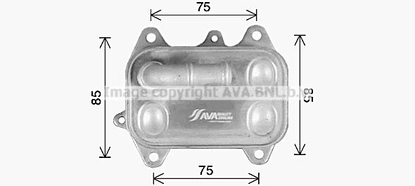 Масляный радиатор двигателя AVA QUALITY COOLING AI3451 98 CUN 1440653850