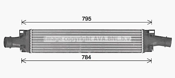 Интеркулер AVA QUALITY COOLING K1RBTK 2 AI4432 1440653855 изображение 0