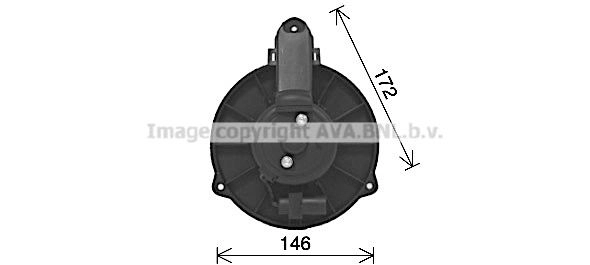 Моторчик вентилятора печки AVA QUALITY COOLING 4045385232208 AI8427 1424252007 AUOAN FV