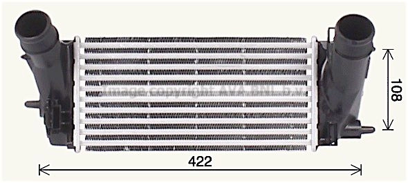 Интеркулер AVA QUALITY COOLING SP PJE7F 1424888696 4045385234479 FD4658 изображение 0