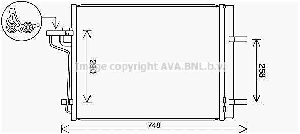 Радиатор кондиционера AVA QUALITY COOLING L9N TD9 4045385221608 FD5647D 1424819488