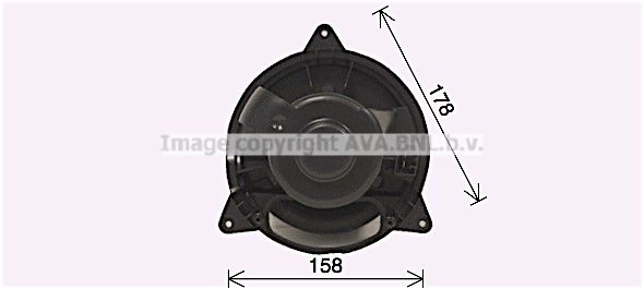 Моторчик вентилятора печки AVA QUALITY COOLING M 57FB 1424252012 FD8653 4045385232130 изображение 0