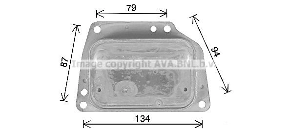 Масляный радиатор двигателя AVA QUALITY COOLING 1440654148 FT3484 CUMH 4D изображение 0