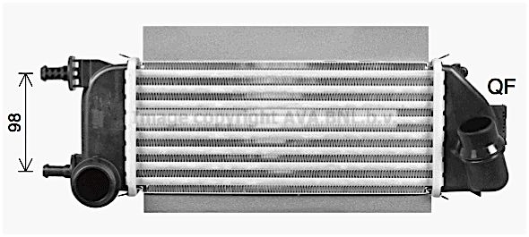 Интеркулер AVA QUALITY COOLING FT4467 PRCWK 1T 4045385232734 1424888704