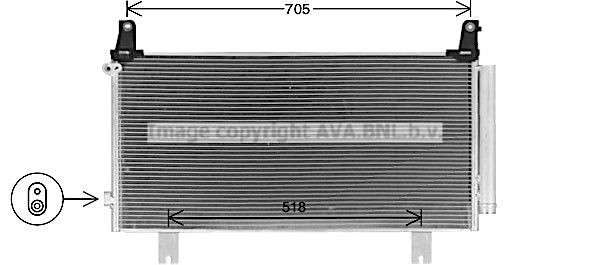 Радиатор кондиционера AVA QUALITY COOLING HD5323D MIC1 IE 1440654175