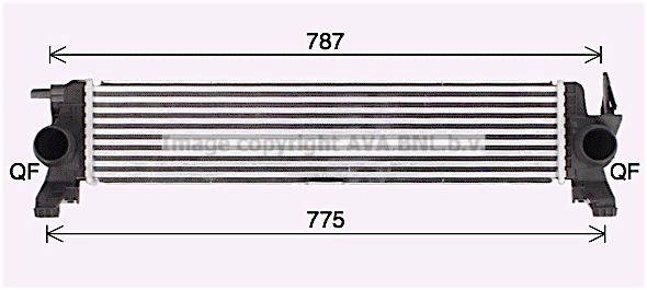 Интеркулер AVA QUALITY COOLING 4045385234424 MS4720 1424888712 S 9ANM изображение 0