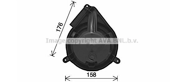 Моторчик вентилятора печки AVA QUALITY COOLING VC9ZCQ L 4045385232161 MS8715 1424252018 изображение 0