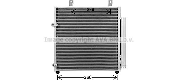 Радиатор кондиционера AVA QUALITY COOLING JA7 A7 MT5286D 1440654417 изображение 0