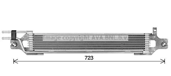 Масляный радиатор АКПП AVA QUALITY COOLING YTPFL 8 MZ3296 1440654426 изображение 0