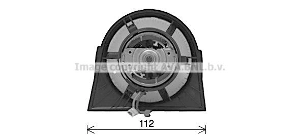 Моторчик вентилятора печки AVA QUALITY COOLING 1424252549 4045385231874 P J2O7U3 OL8695
