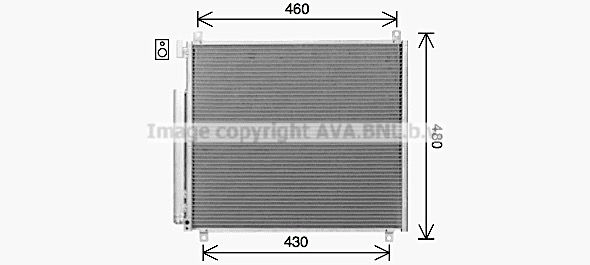 Радиатор кондиционера AVA QUALITY COOLING 1440654611 SZ5158D W Q8WKO