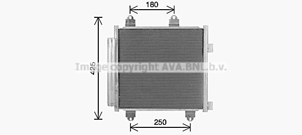 Радиатор кондиционера AVA QUALITY COOLING DNHT 60 1440654630 TO5765D изображение 0