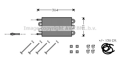 Масляный радиатор АКПП AVA QUALITY COOLING 39T MS UV3014 4045385044320 1423464814