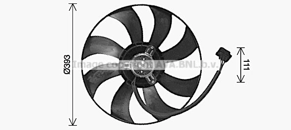 Вентилятор радиатора AVA QUALITY COOLING VN7544 1440654743 K 31QDA изображение 0