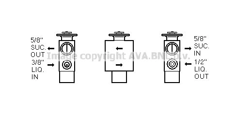 Расширительный клапан кондиционера AVA QUALITY COOLING 4045385183760 16 976 1424806733 CL1005 изображение 0