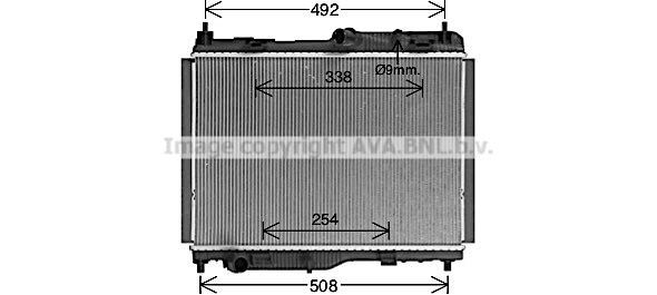 Радиатор охлаждения двигателя AVA QUALITY COOLING XY GCXUC 1440654964 FD2681