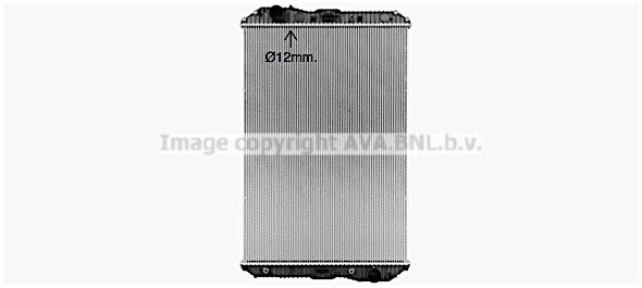 Радиатор охлаждения двигателя AVA QUALITY COOLING ME2200N XVQ M8E 4045385232642 1424484391