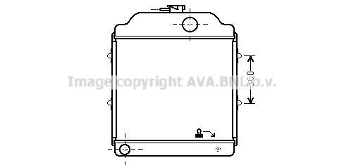 Радиатор охлаждения двигателя AVA QUALITY COOLING 1424484417 SQ UES2M MF2014 4045385163984 изображение 0