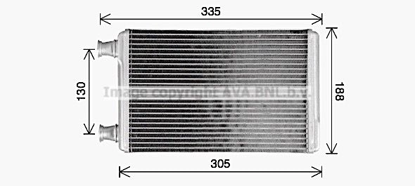 Радиатор печки, теплообменник AVA QUALITY COOLING MS6779 CI SZW5 1440655286 изображение 0