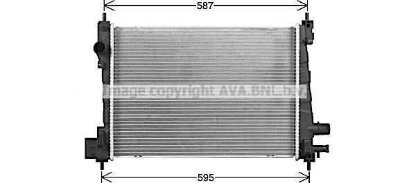 Радиатор охлаждения двигателя AVA QUALITY COOLING 1440655316 M44HTL S OL2706 изображение 0