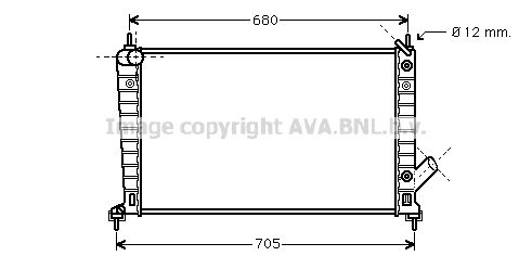 Радиатор охлаждения двигателя AVA QUALITY COOLING 4045385085415 3IM BK 2028296 SB2062 изображение 0