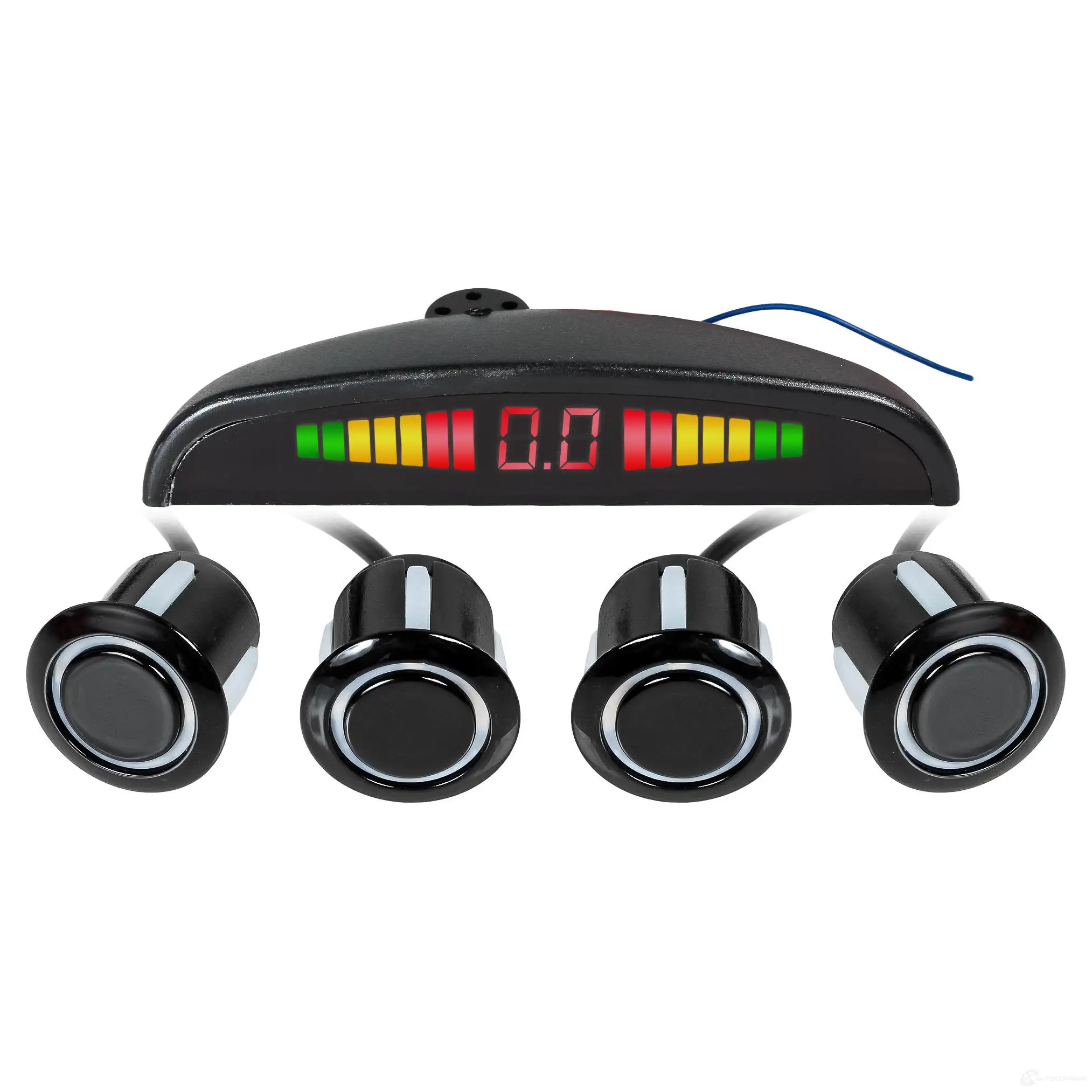 Парктроник на 4 датчика (черные), беспроводной LED дисплей AIRLINE UBEUQ 0 1438171408 apswl04 изображение 1