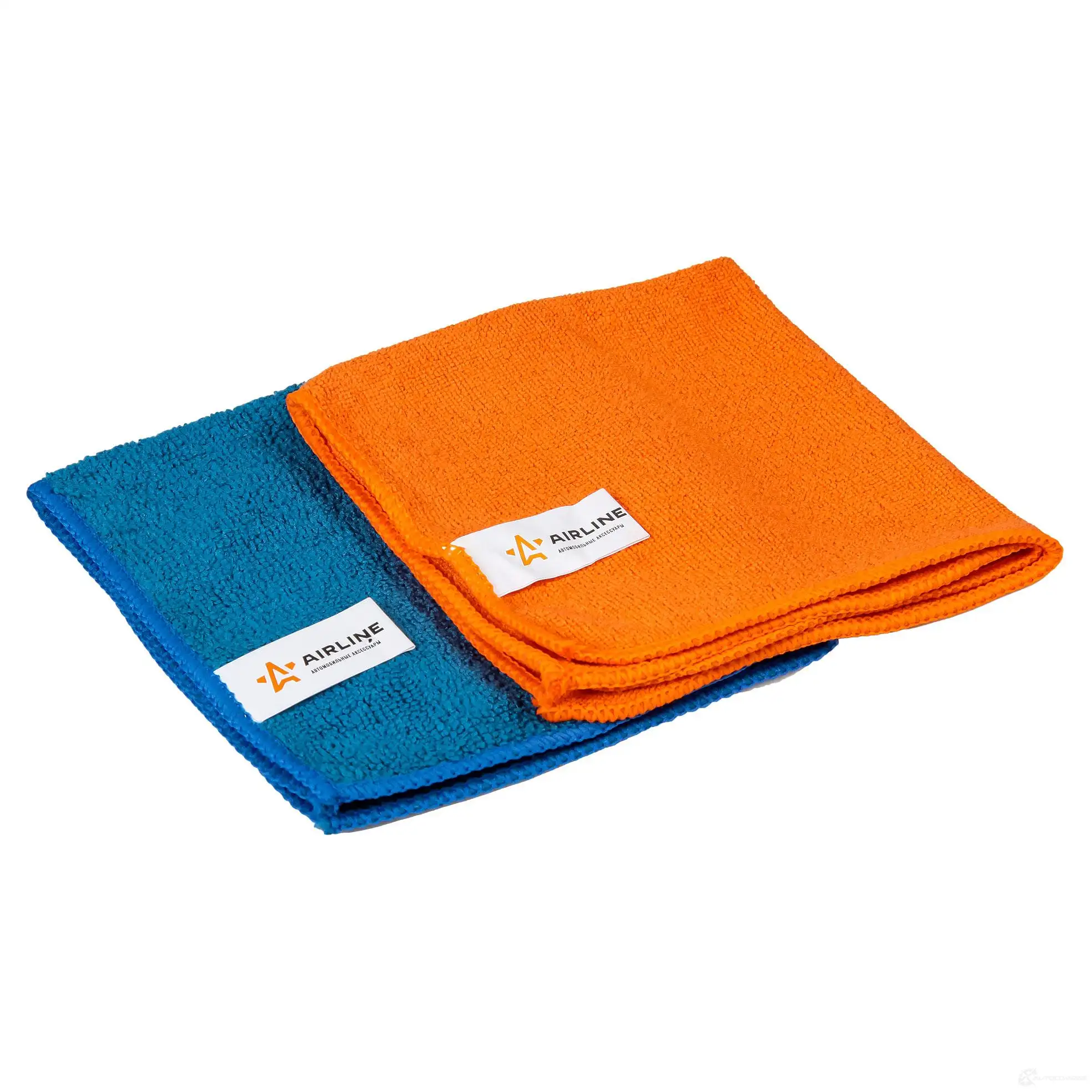 Набор салфеток из микрофибры, синяя и оранжевая (2 шт., 30*30 см) AIRLINE 1438172871 abv01 HU22S 6 изображение 1