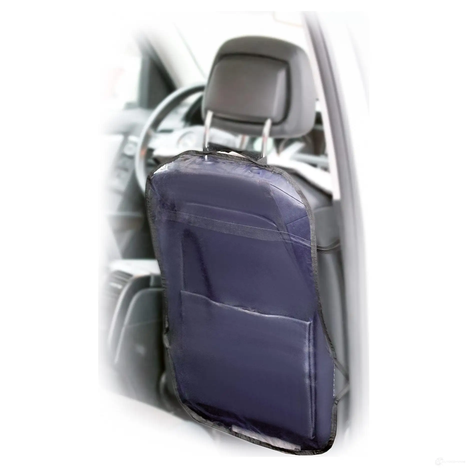 Накидка защитная на спинку переднего сиденья (65*50 см), ПВХ, прозрачная AIRLINE 2Y9 CT0P aocs18 1438173133 изображение 1