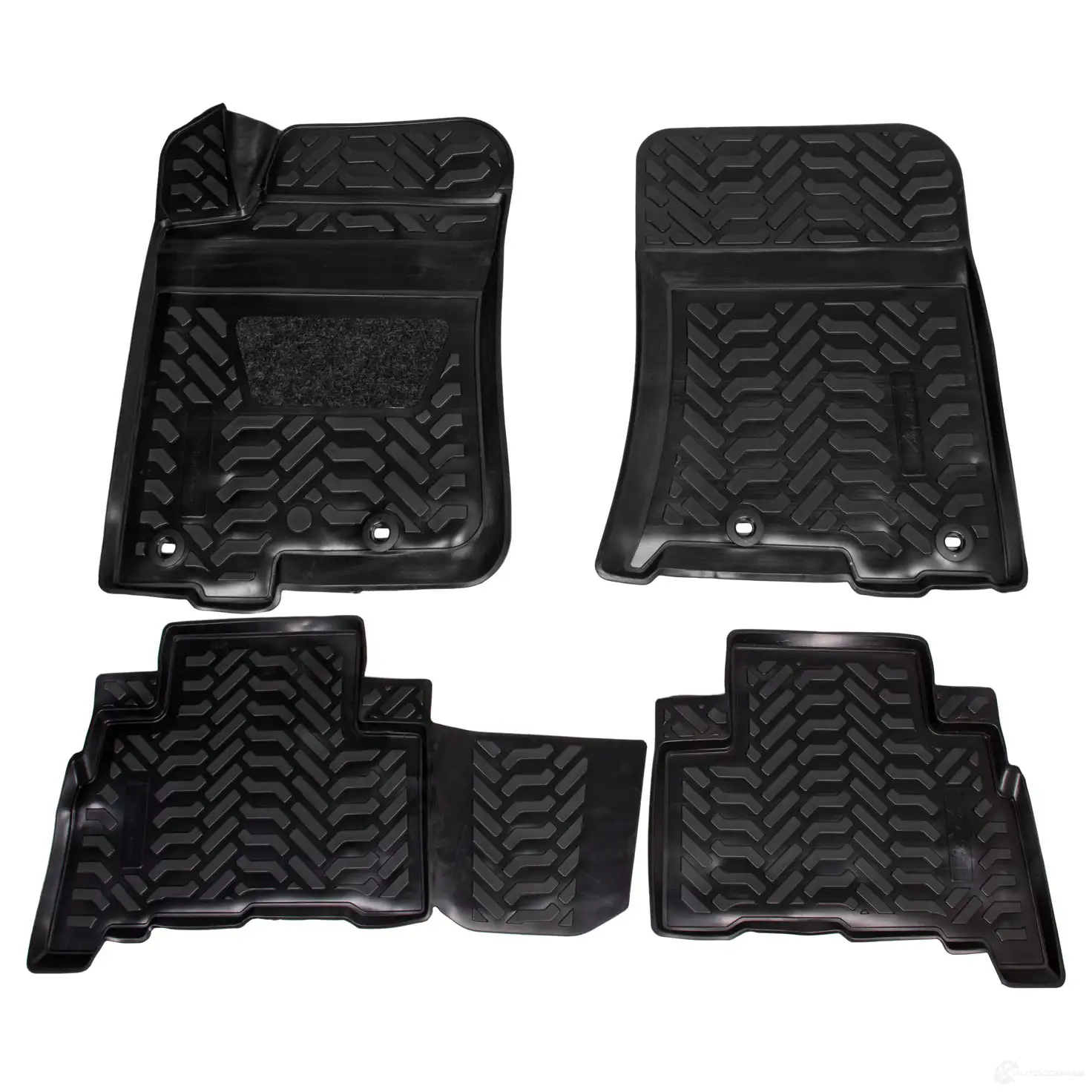 Ковры (3D с подпят.) для Toyota Prado (09-) 4 шт., выс. борт, полимер., черн. AIRLINE 1438173151 D A5OC acmps80