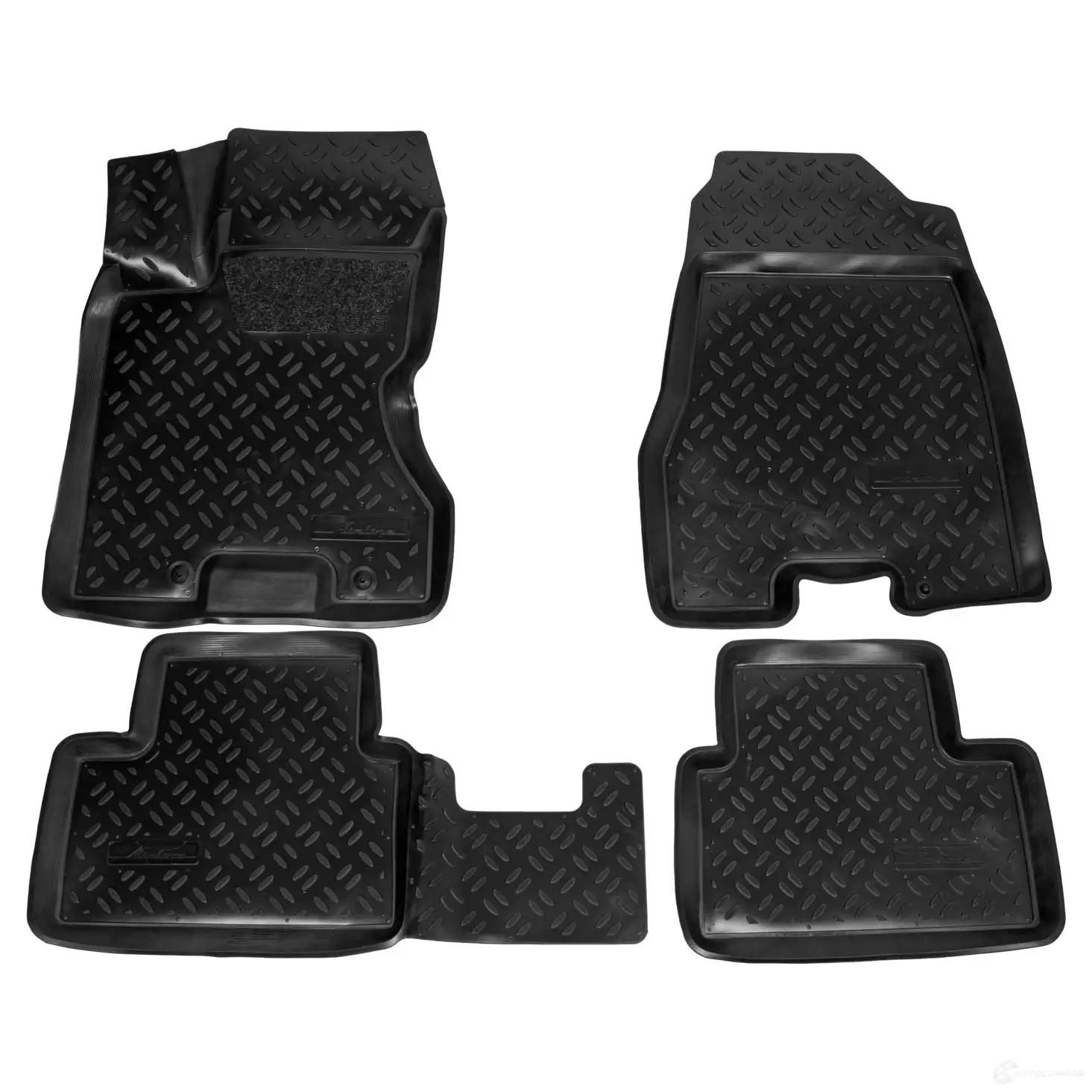 Ковры (3D с подпят.) для Nissan X-Trail (07-14) 4 шт., выс.борт, полимер., черн. AIRLINE 1438173162 acmps90 O85AY TD