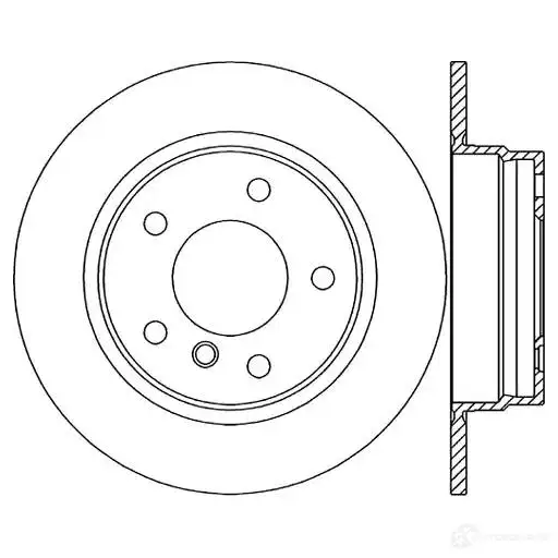 Тормозной диск BARUM 59T XK 4006633325387 bar10202 2814298 - Изображение 1