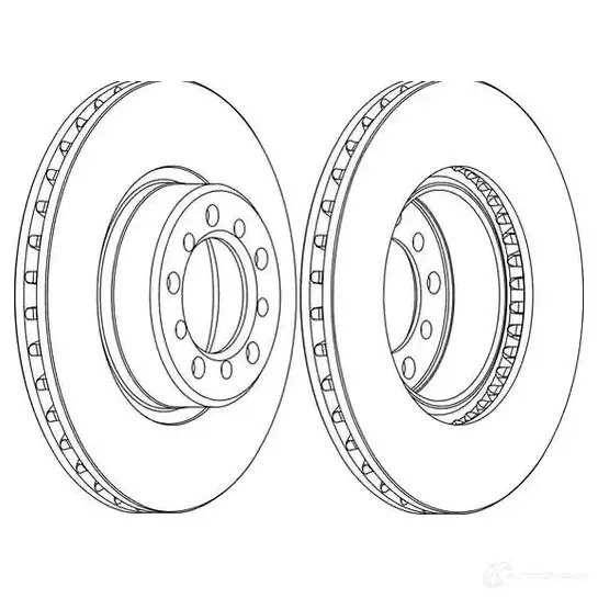 Тормозной диск BARUM 44J 4H 2814485 bar28102 4006633344098 - Изображение 1