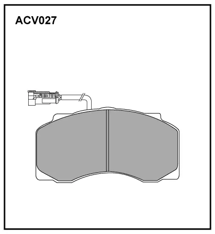 Тормозные колодки барабанные, комплект ALLIED NIPPON ACV027 1441277832 F QVG8V изображение 0