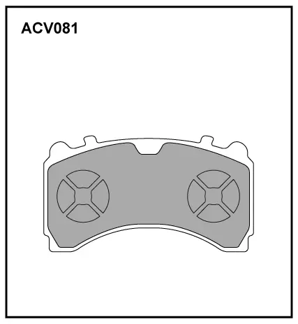 Тормозные колодки барабанные, комплект ALLIED NIPPON X1XW 0T 1441278011 ACV081 изображение 0