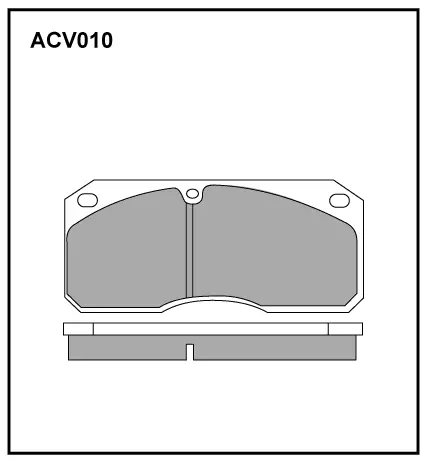 Тормозные колодки барабанные, комплект ALLIED NIPPON 1441278288 T3 UMN ACV010