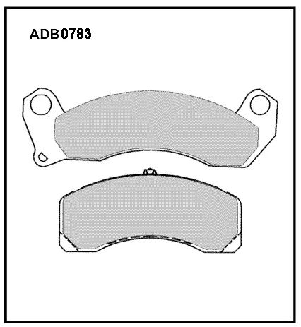 Тормозные колодки дисковые, комплект ALLIED NIPPON 2BCR M ADB0783 1441280116 изображение 0