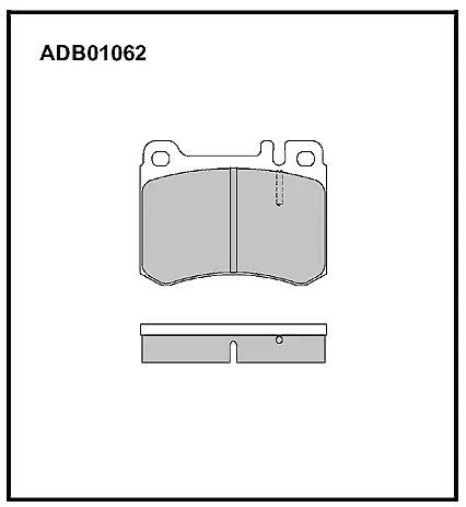 Тормозные колодки дисковые, комплект ALLIED NIPPON ADB01062 1441280172 K87 7OT