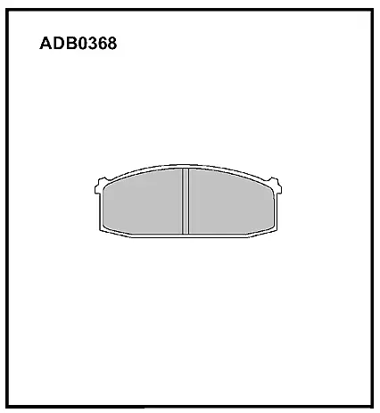 Тормозные колодки дисковые, комплект ALLIED NIPPON 7L0 OZG7 1441280293 ADB0368 изображение 0