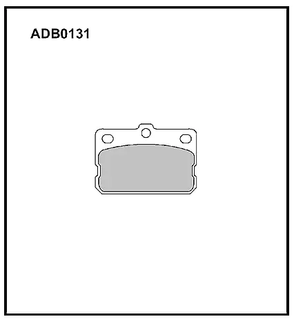 Тормозные колодки дисковые, комплект ALLIED NIPPON FX G5Y4Z 1441280510 ADB0131 изображение 0