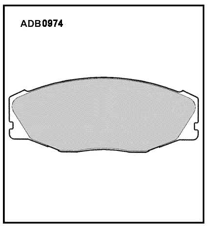 Тормозные колодки дисковые, комплект ALLIED NIPPON C5C TSC 1441280533 ADB0974 изображение 0