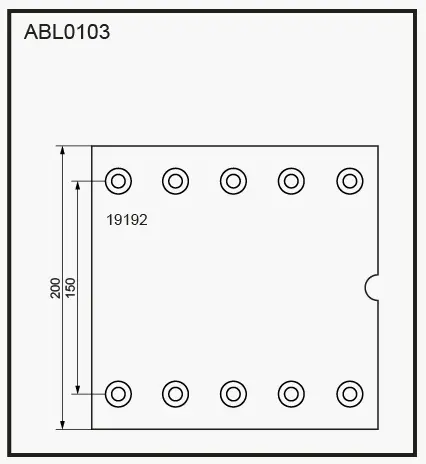 Тормозные накладки, башмаки ALLIED NIPPON 1441280629 8AYF B ABL0103