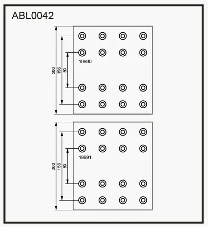 Тормозные накладки, башмаки ALLIED NIPPON 1441280637 8Q THZXK ABL0042