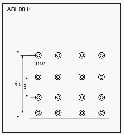 Тормозные накладки, башмаки ALLIED NIPPON ABL0014 WA6 VE 1441280650
