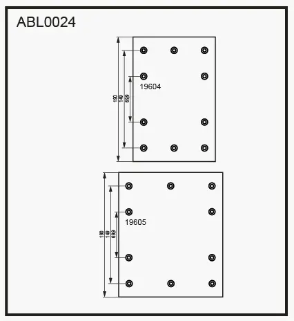 Тормозные накладки, башмаки ALLIED NIPPON 1441280662 ABL0024 3R3GT T