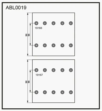 Тормозные накладки, башмаки ALLIED NIPPON 1441280673 BQK7 5 ABL0019