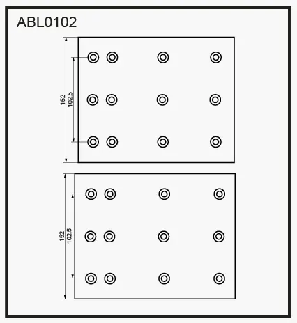 Тормозные накладки, башмаки ALLIED NIPPON ABL0102 1441280679 SO7C5 L