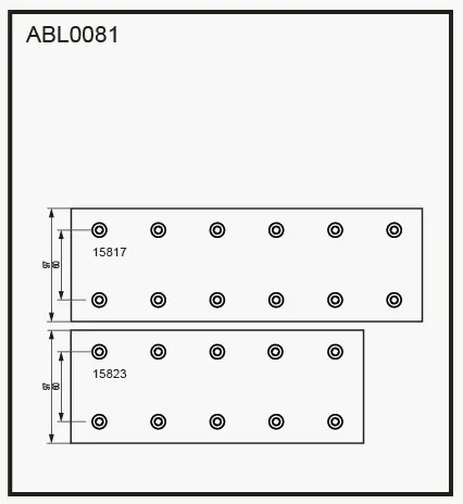 Тормозные накладки, башмаки ALLIED NIPPON 1441280683 MH 5ZT ABL0081